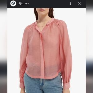 Scotch & Soda Shirt with Voluminous Sleeves Sz XL